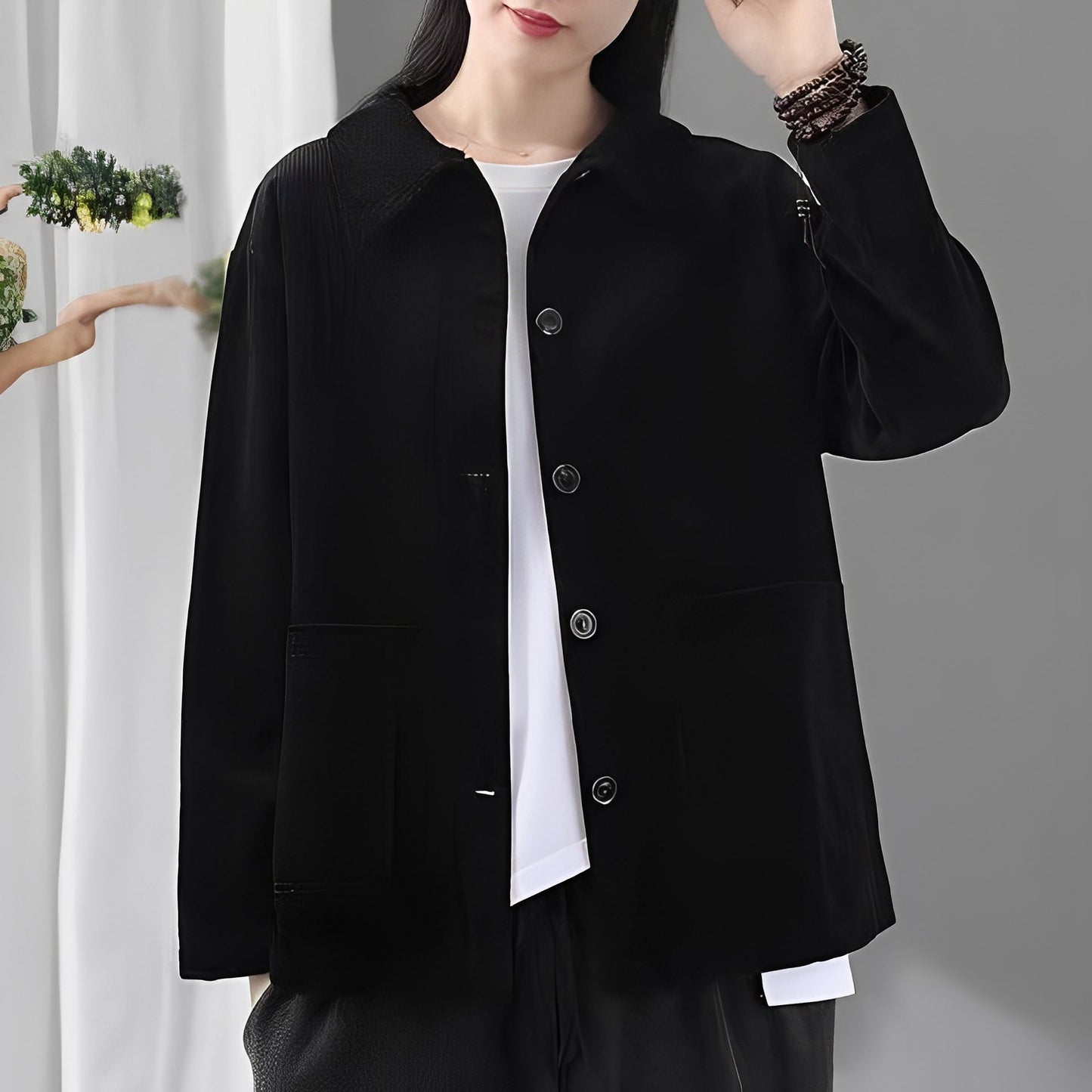 Chloe - Bequeme Cordjacke mit Taschen für Damen