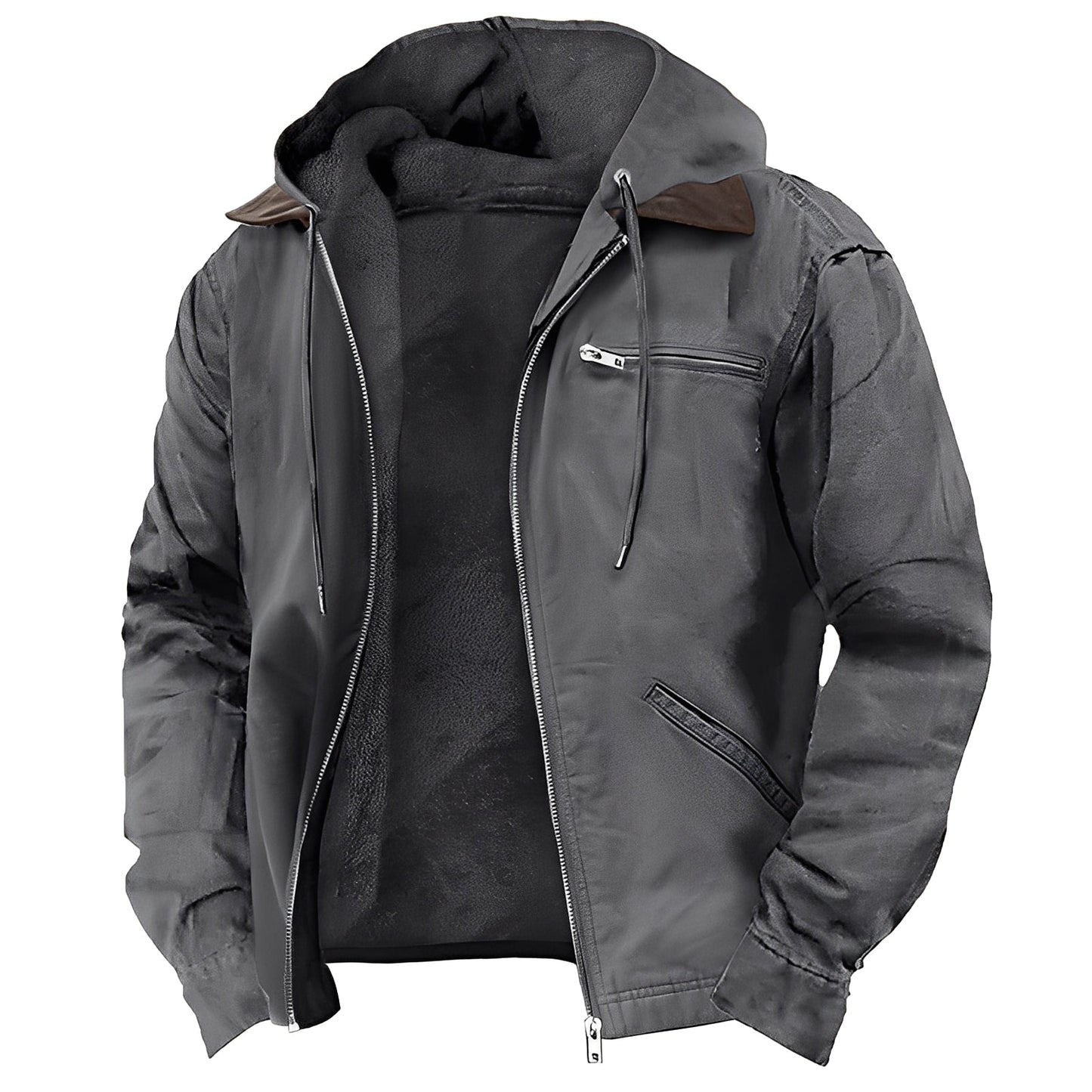 Wallace - Moderne Herren-Kapuzensweatjacke mit Taschen