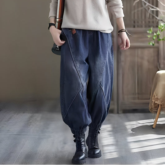 Shyanne - Klassische Damenjeans mit elastischem Bund