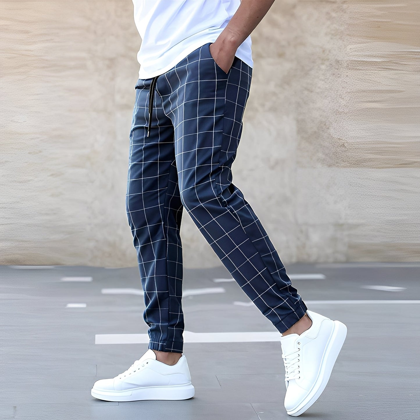 Raynard - Komfortable karierte Herren-Hose