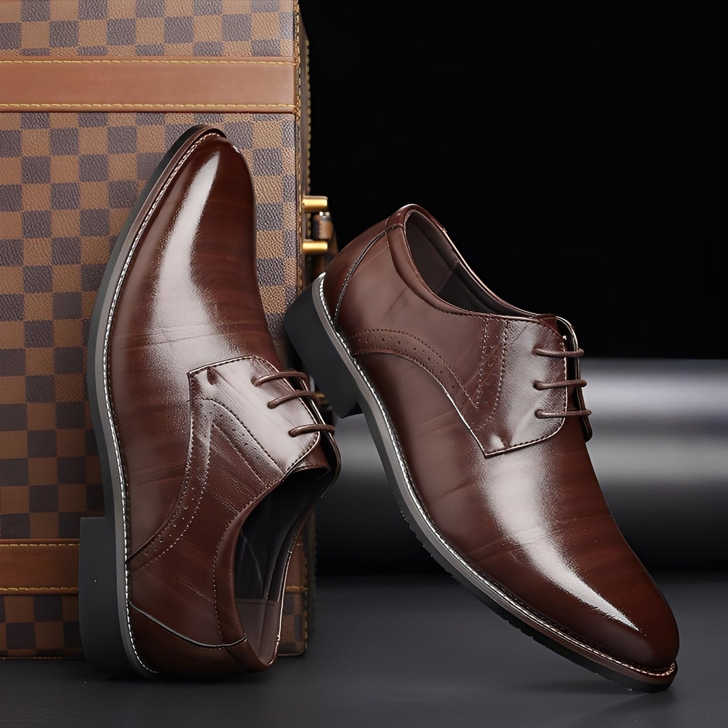 Beckham - Elegante Schnürschuhe im Brogue-Stil für Herren