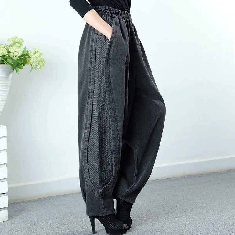 Tawnee - Bequeme, locker geschnittene Patchwork-Haremshorts für Frauen
