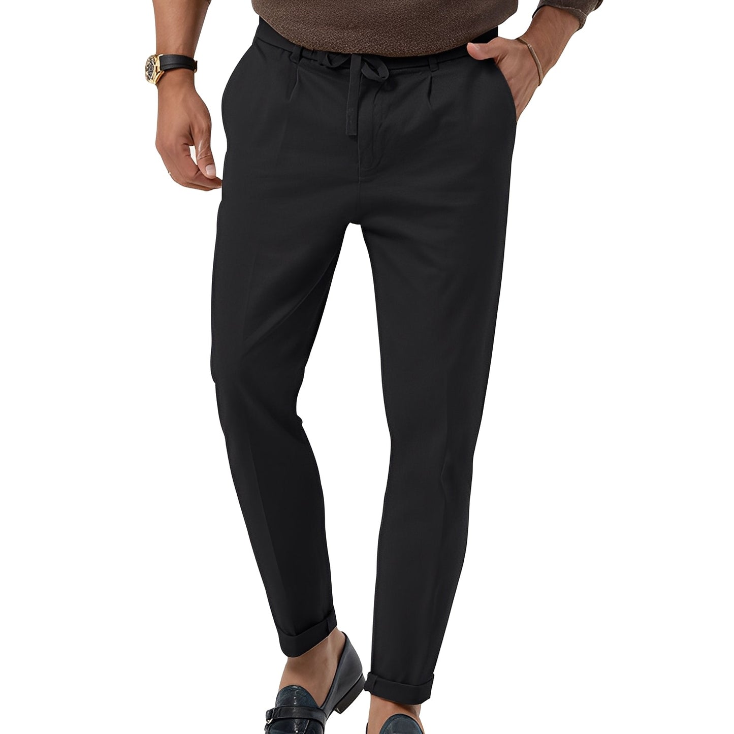 Karson - Gerade geschnittene stilvolle Herrenhose