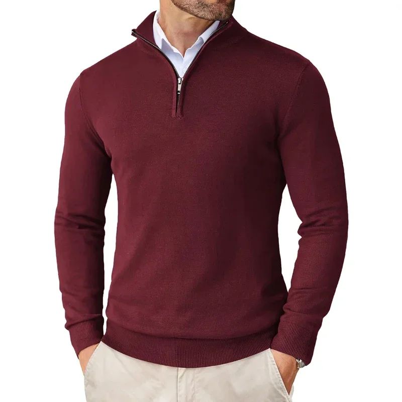 Bowen - Trendiger Herrenpullover mit Reißverschluss