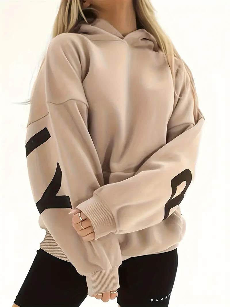 Hannah – Dicke Kapuzenjacke mit Muster