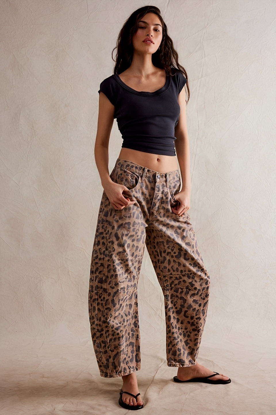 Adrienne - Klassische, locker geschnittene Barrel-Jeans für Damen