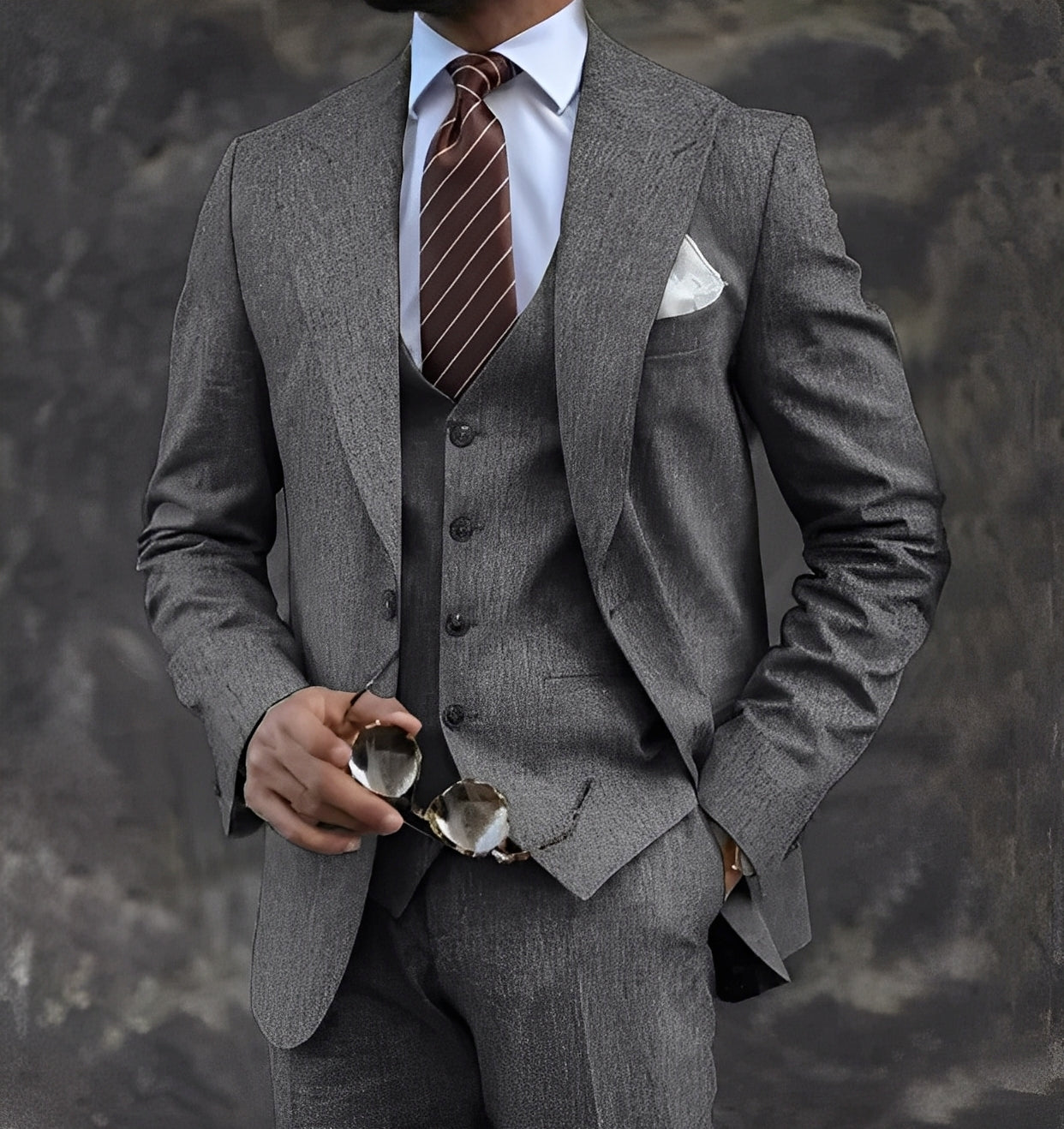 Cordell - Eleganter, formeller Herren-Dreiteiler
