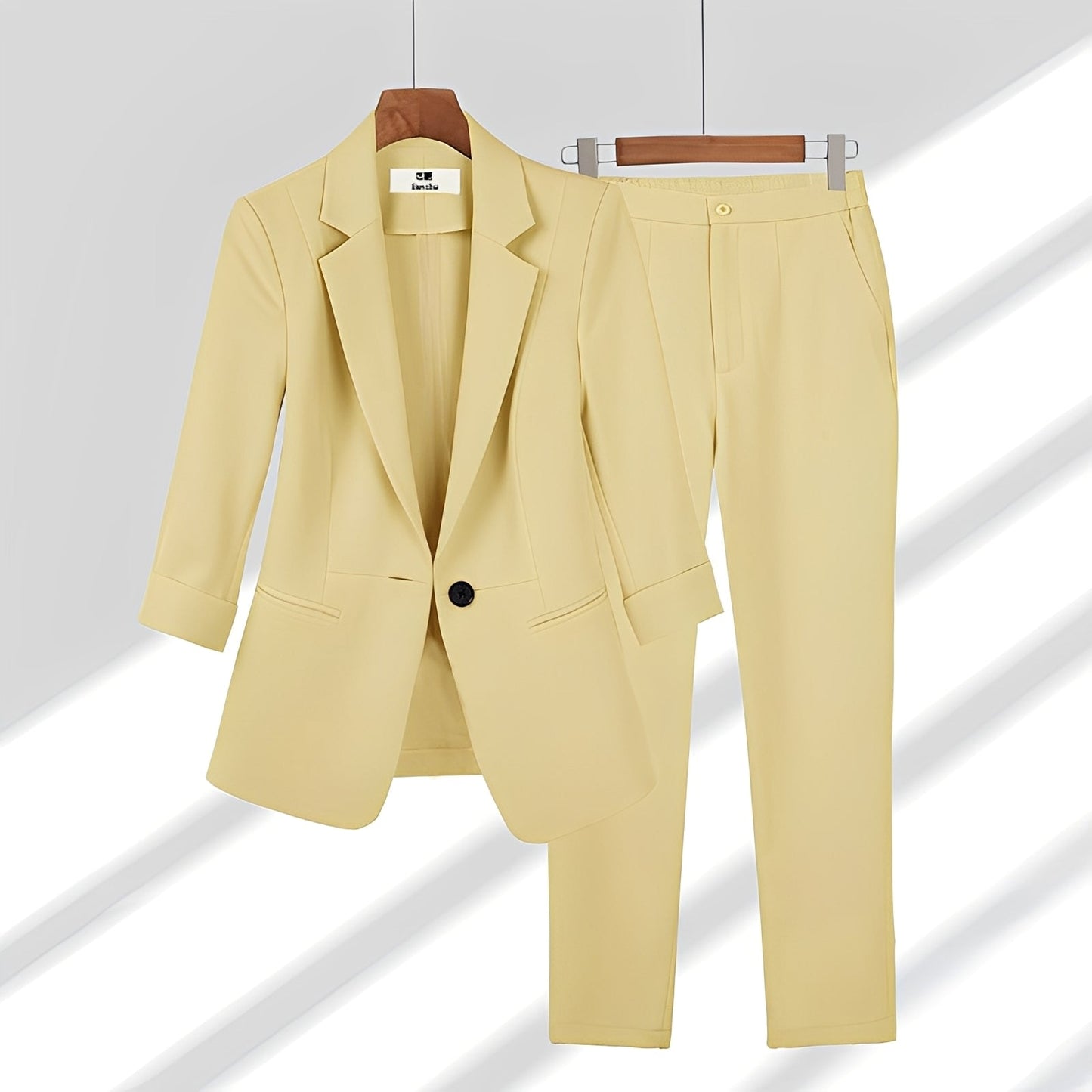 Elouise - Weit geschnittenes, schickes Damen Blazer- und Hosen-Set