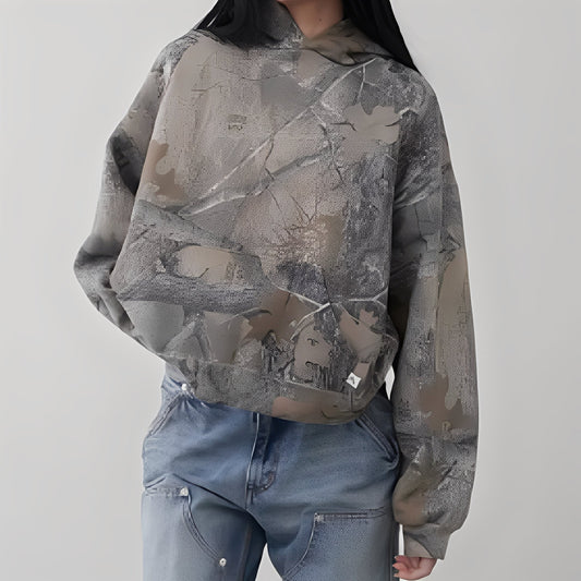 Anya - Bequemer Tarnmuster-Hoodie