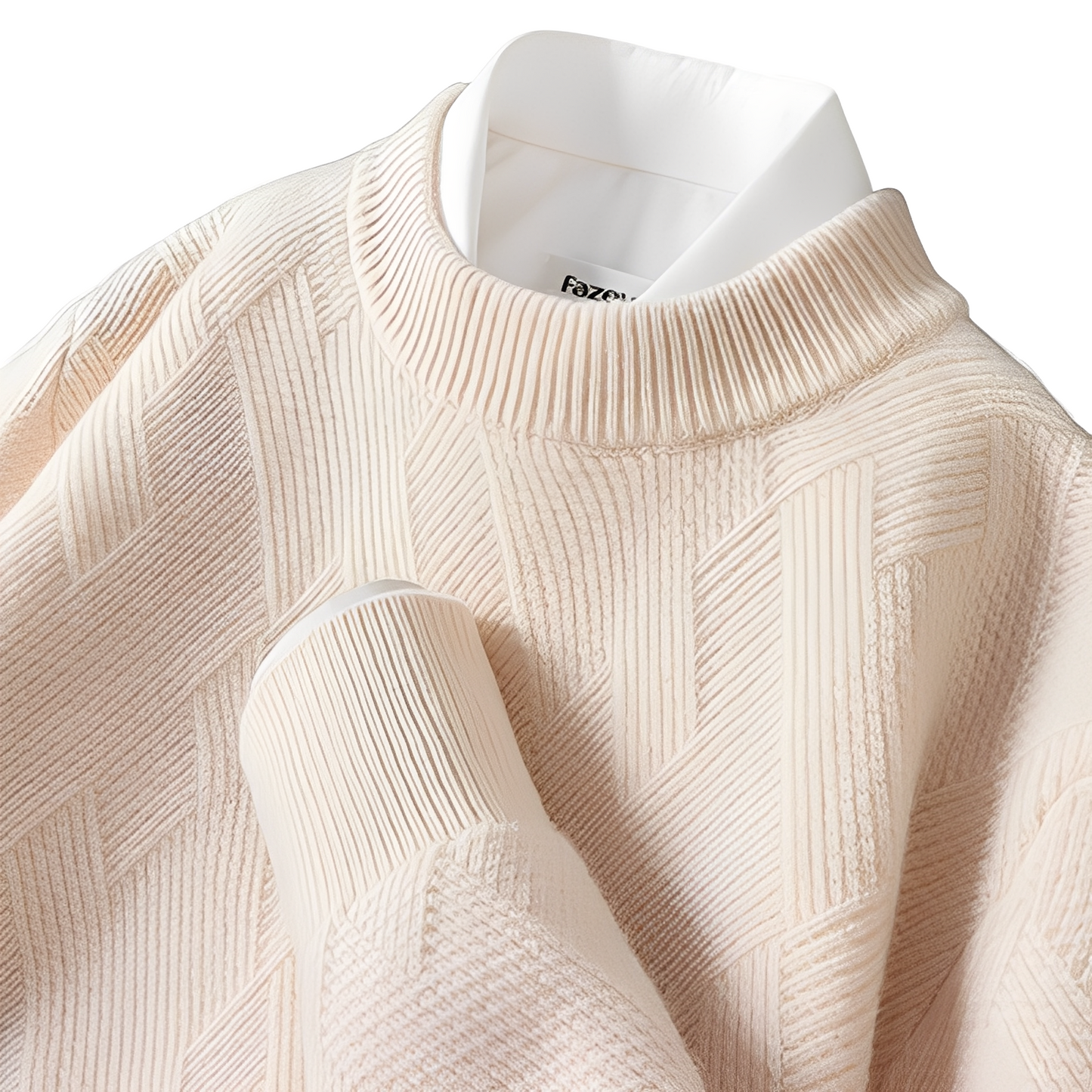Winfred - Zeitgemäßer, bequem geschnittener Kaschmirpullover für Männer