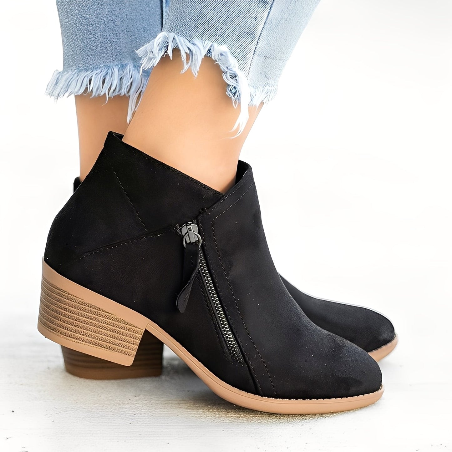 Mirabelle - Modische Damenstiefel mit Reißverschluss