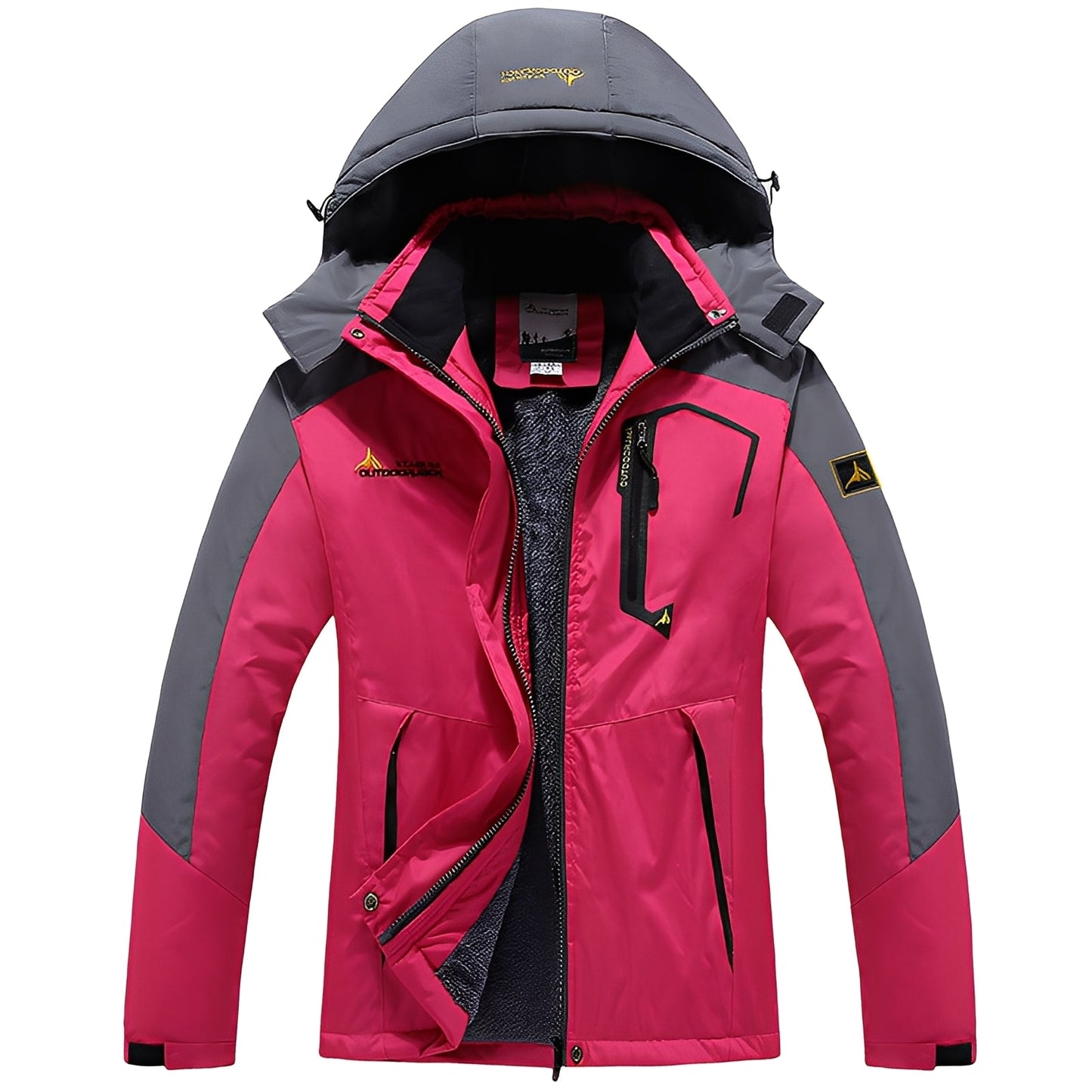 Heather - Modische, warme Damenjacke für den Winter mit Fleece-Futter