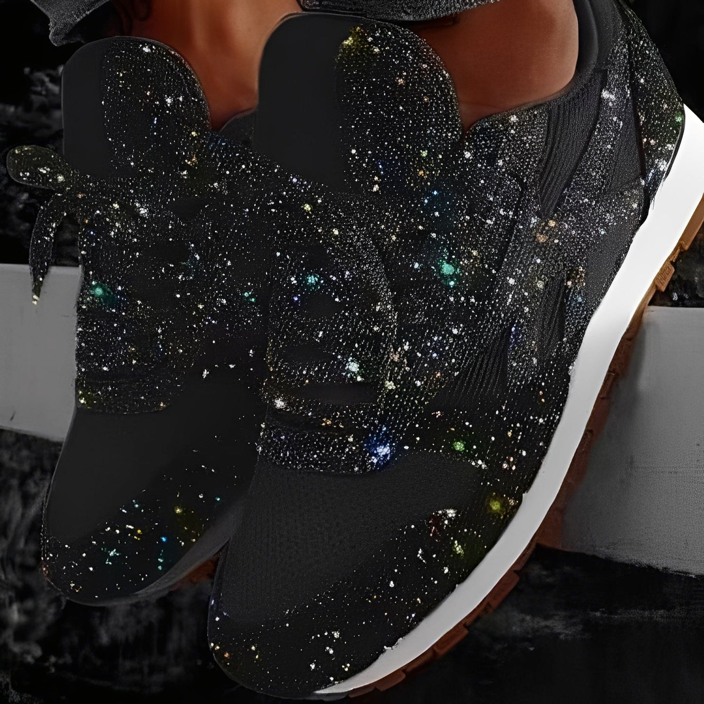 Kaycee - Funkelnde und gemütliche Muffin-Sneaker für Damen