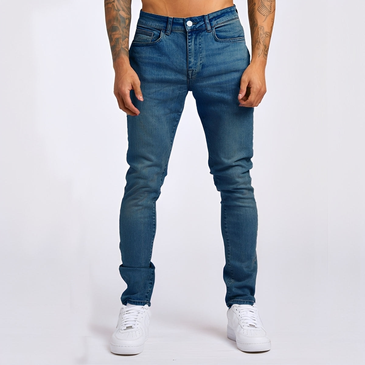 Radovan - Komfortable schmale Stretch-Jeans für Herren