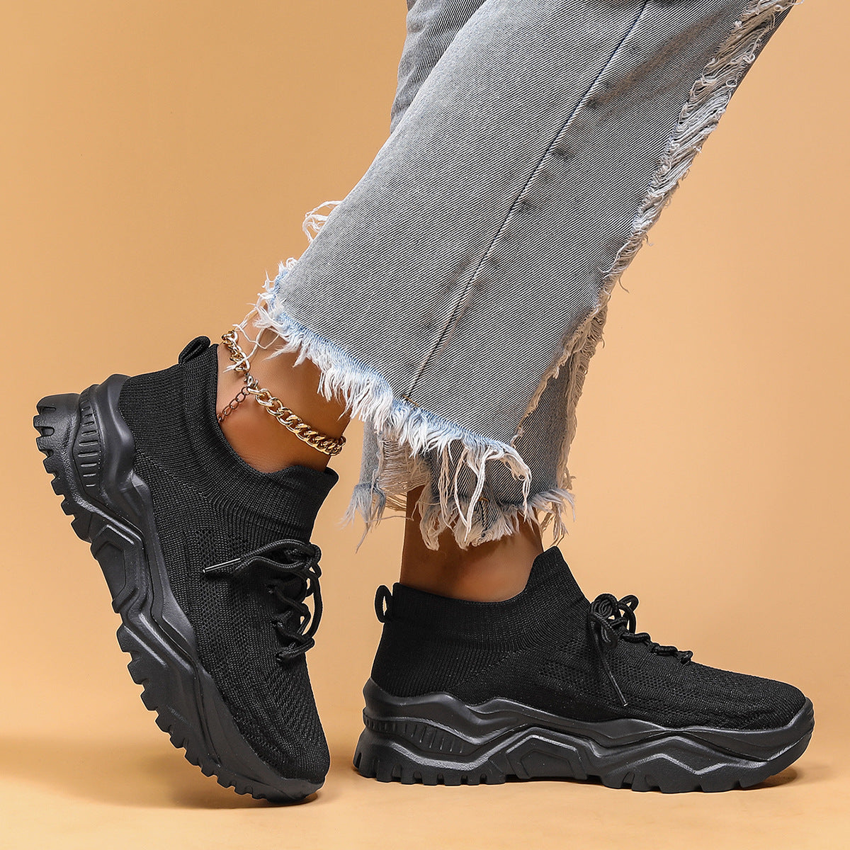 Wendi - Komfortable, lockere Strick-Sneaker für Frauen