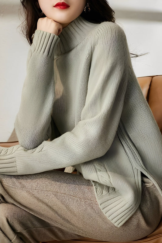 Karolyn - Einfacher, eng sitzender Damenpullover