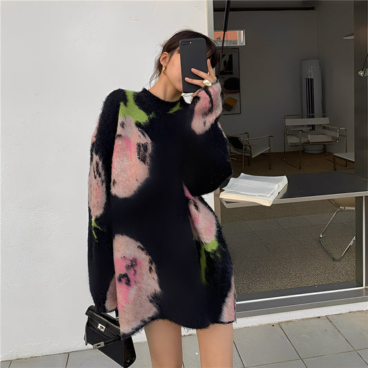 Shelby - Schickes, modernes gestricktes Midikleid für Frauen