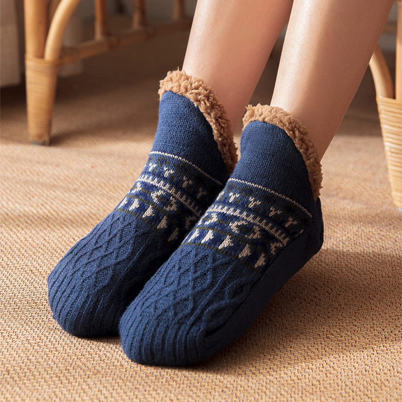 Nichole - Stilvolle, warme rutschfeste Socken für Damen