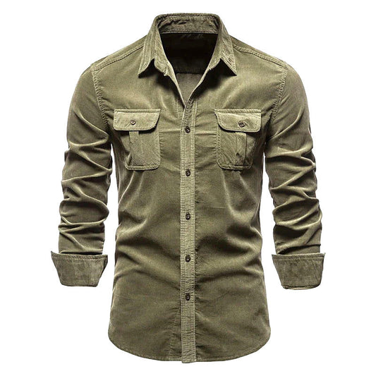 Rowen - Einfaches Shirt für Herren mit Taschen