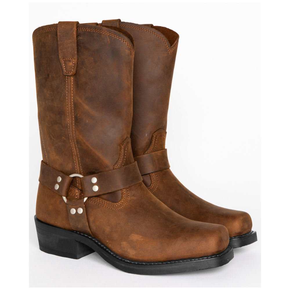 Crofton - Bequeme Leder-Cowboystiefel für Herren