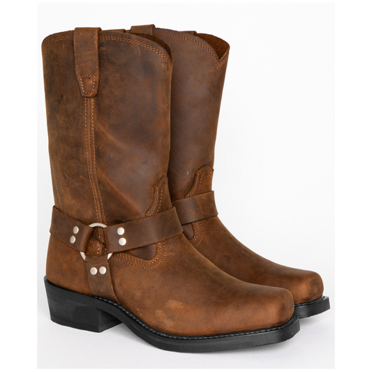 Crofton - Bequeme Leder-Cowboystiefel für Herren