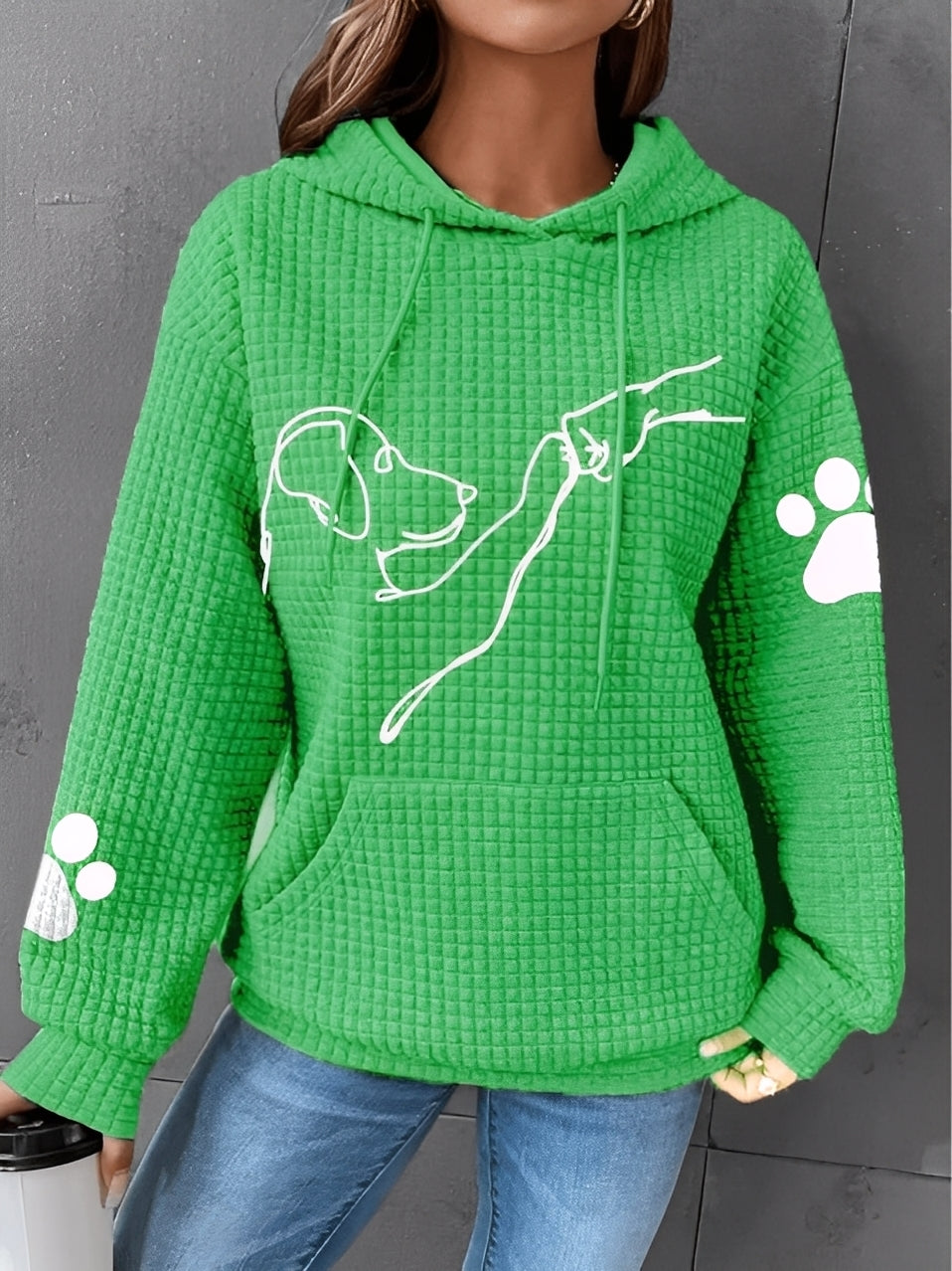 Berenice - Gedruckter Damen-Hoodie für Komfort