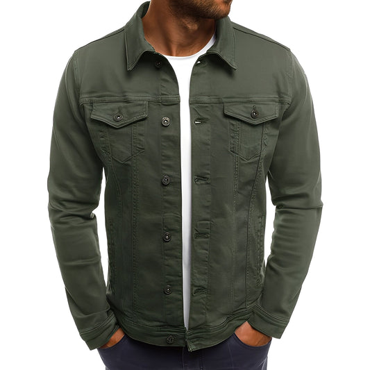 Steven - Stilvolle Jeansjacke mit Taschen für Männer