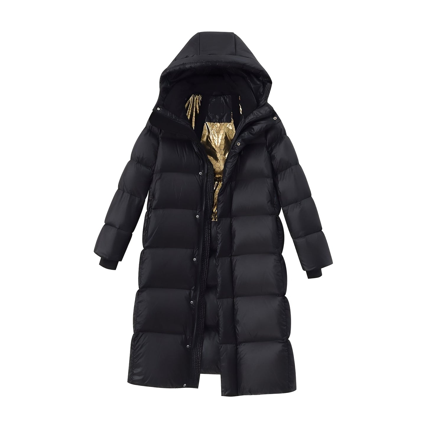 Mildred - Bequeme, lange Damen-Winterjacke