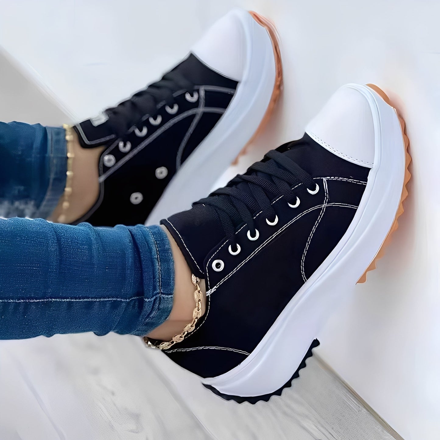 Mellony - Gemütliche Damenschuhe mit dicker Sohle