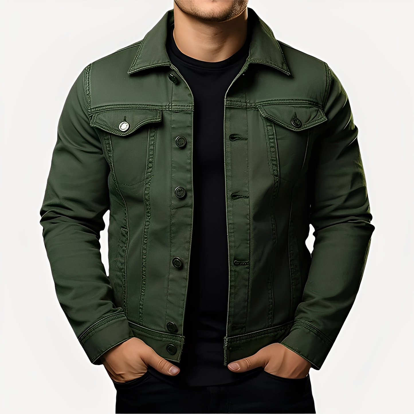 Smith - Klassische Herrenjacke aus widerstandsfähigem Stoff