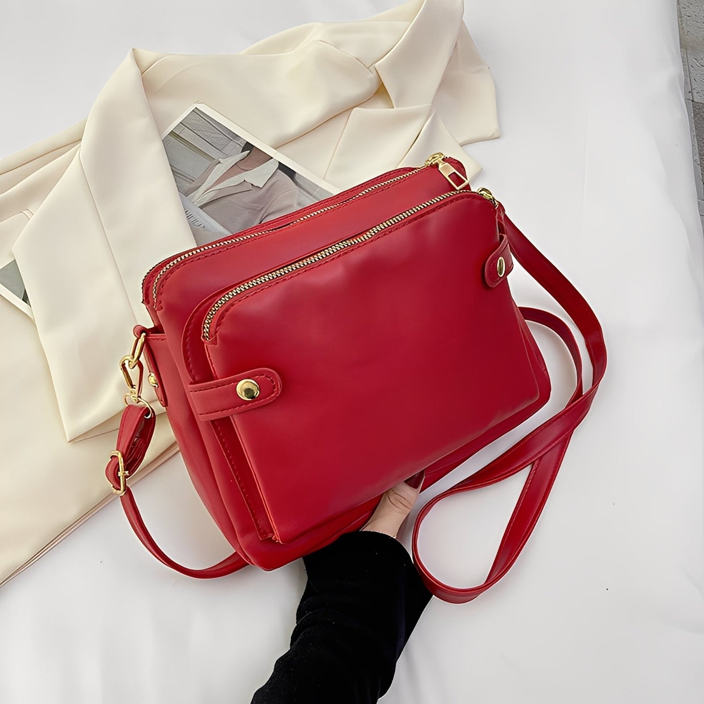Michaela - Traditionelle Ledertasche für Frauen