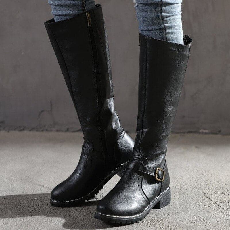 Marly - Bequeme Damenstiefeletten mit Schmuck-Schnalle