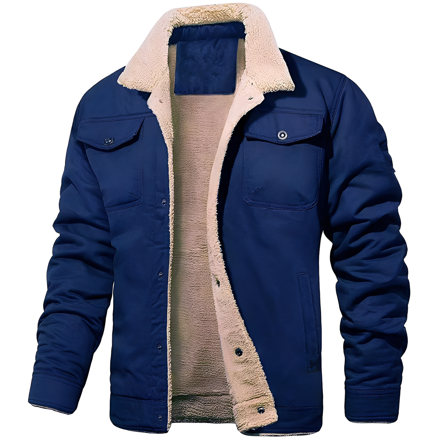 Dillon - Bequeme Herrenjacke aus Fleece-Twill