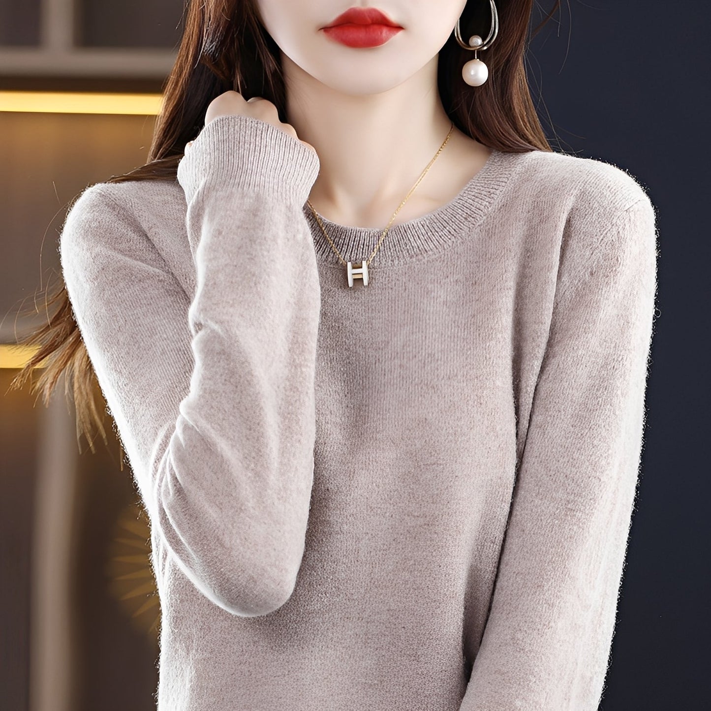 Julia - Schicker, figurbetonter Wollpullover für Damen