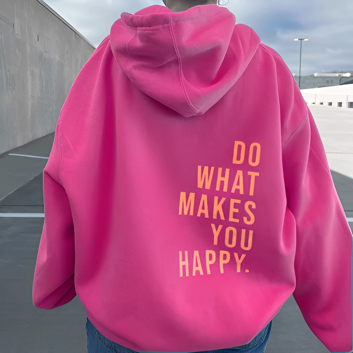 Jasmin – Moderner Hoodie mit Druck