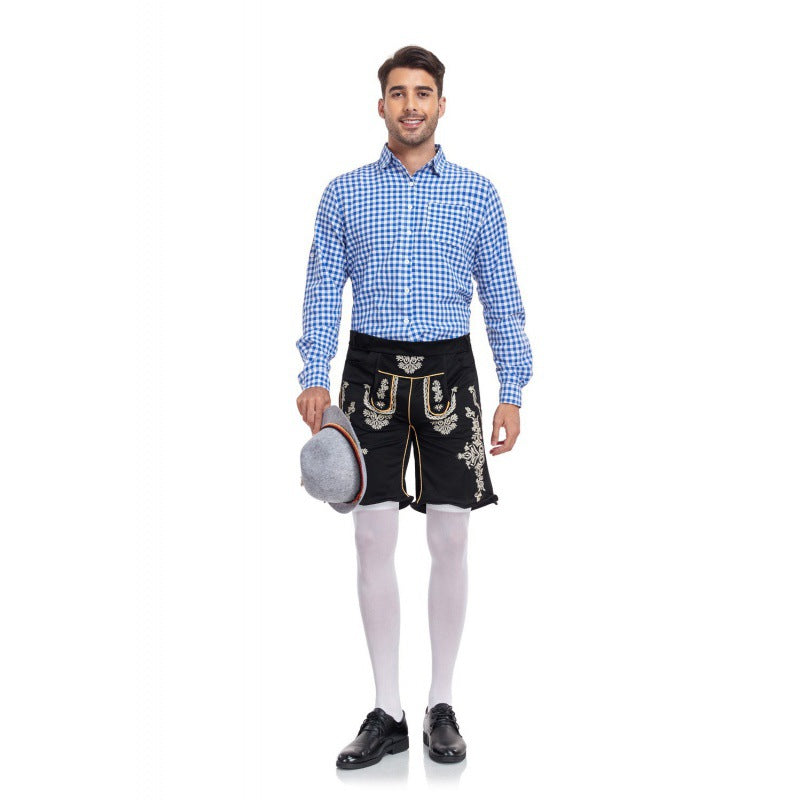 Jaxson - Traditionelles kariertes Hemd für das Oktoberfest für Männer