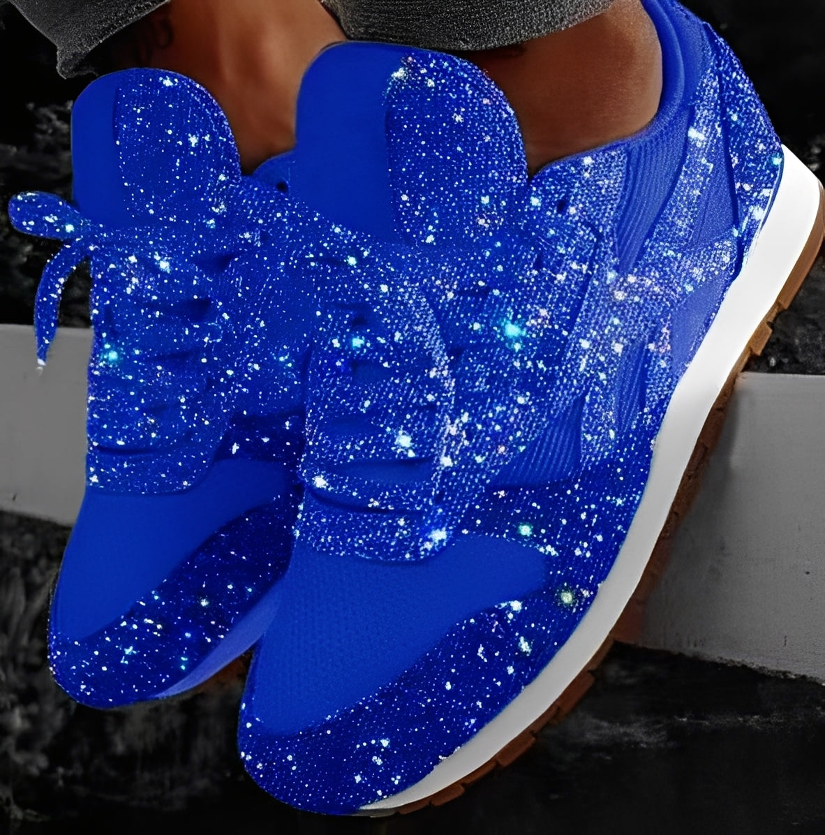Kaycee - Funkelnde und gemütliche Muffin-Sneaker für Damen