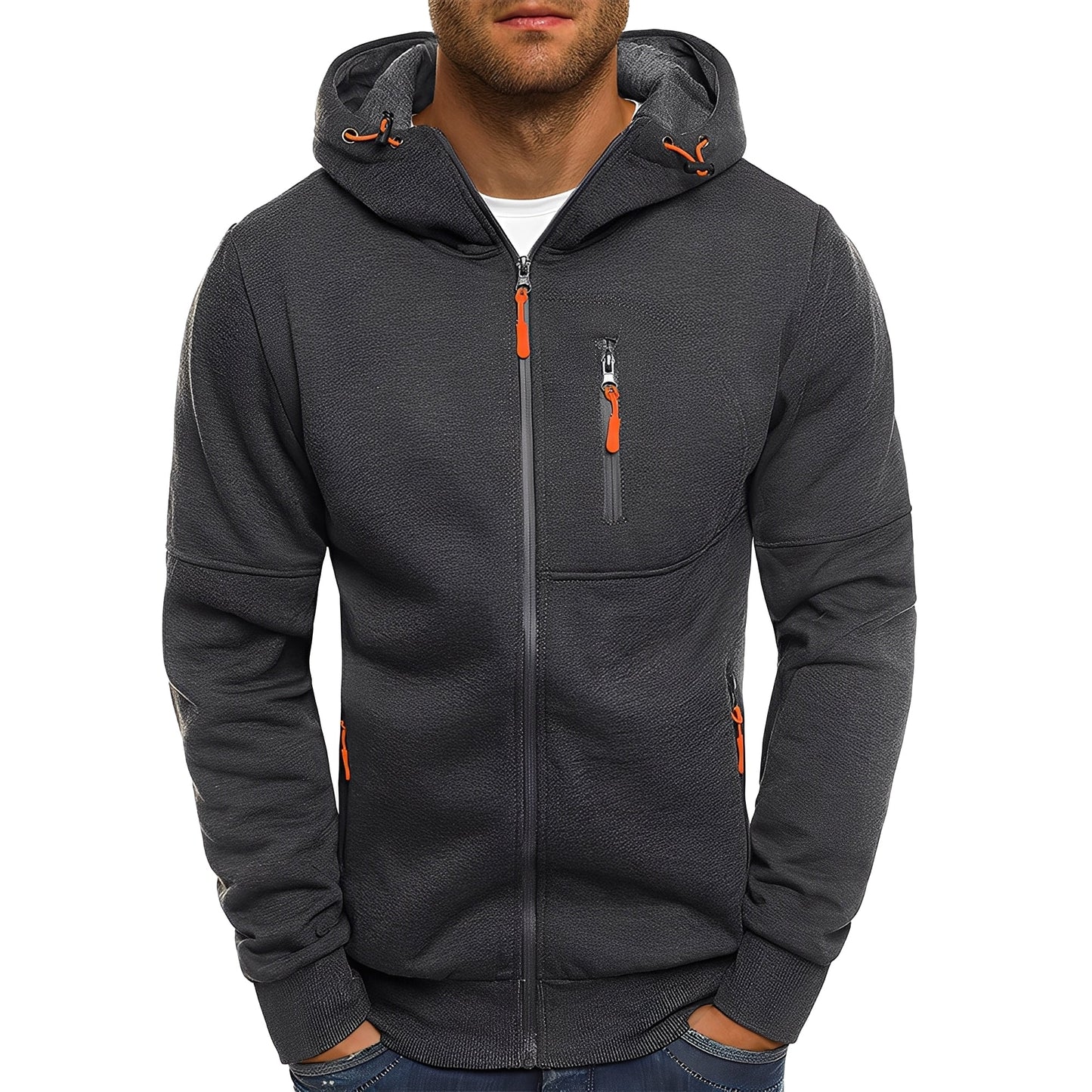 Lowell - Bequeme, stilvolle Herrenjacke mit Kapuze