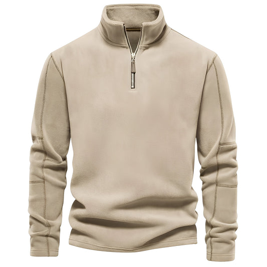 Nicholas - Stilvoller Herren-Fleecepullover mit Reißverschluss