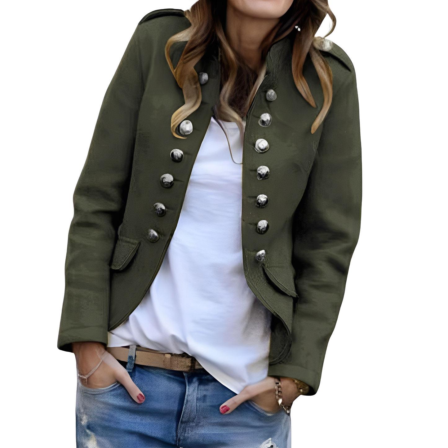 Rhoda - Eleganter Blazer mit Stehkragen für Damen