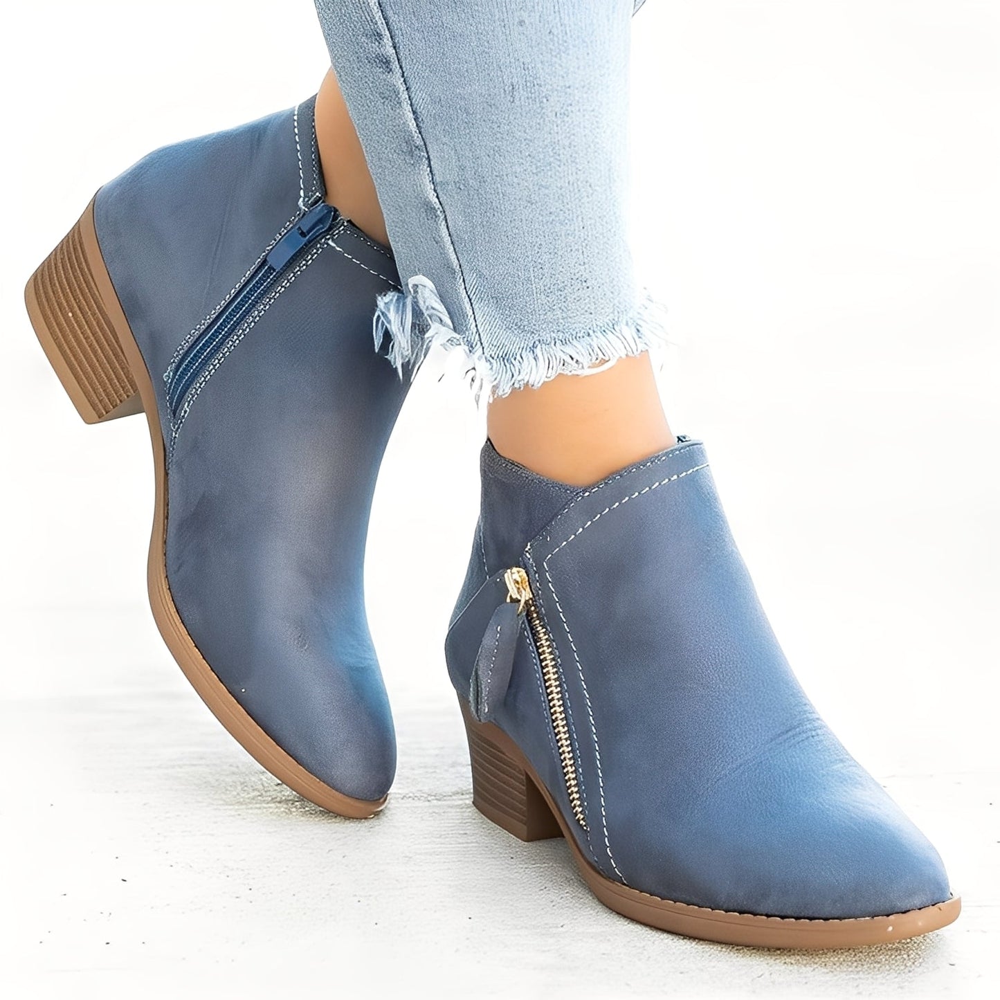 Mirabelle - Modische Damenstiefel mit Reißverschluss