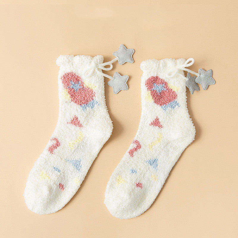 Ramona - Stilvolle, warme Wintersocken für Damen aus Fleece