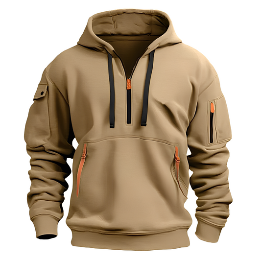 Cornell - Bequemer Herren-Hoodie mit Reißverschluss