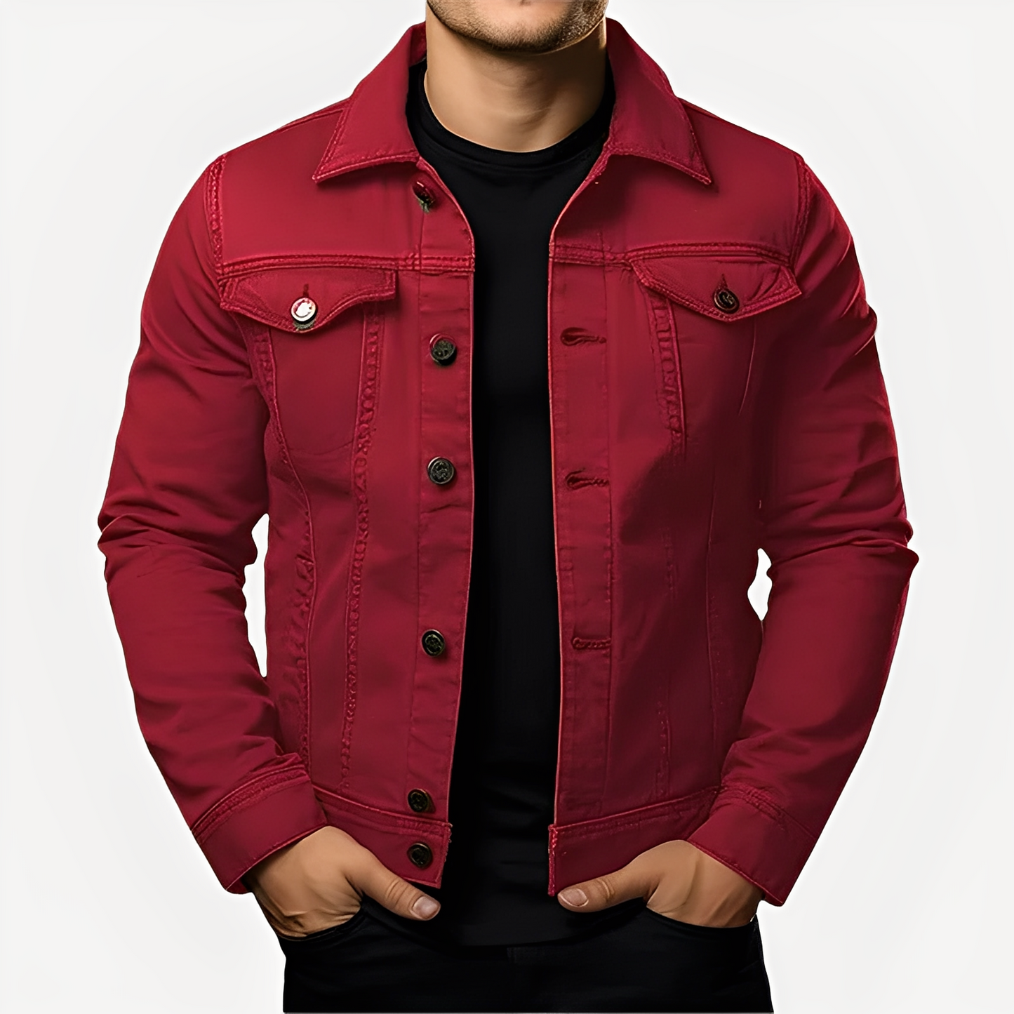 Smith - Klassische Herrenjacke aus widerstandsfähigem Stoff