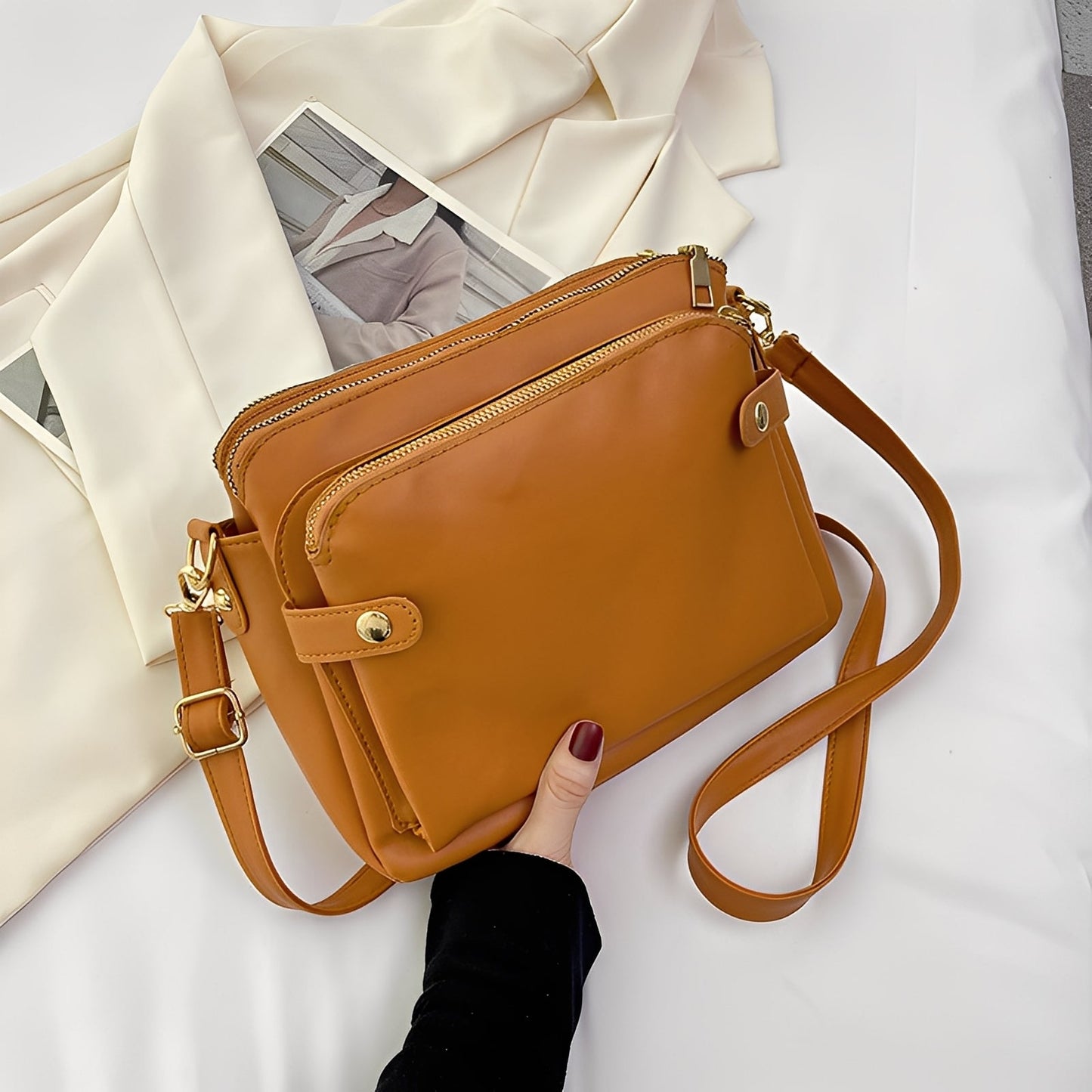 Michaela - Traditionelle Ledertasche für Frauen