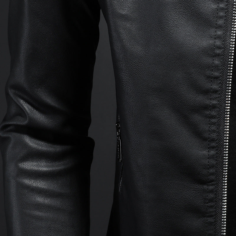 Wendell - Elegante, eng geschnittene Herren-Lederjacke