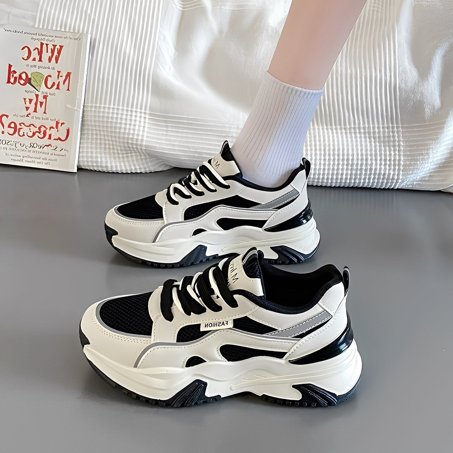 Sophie - Modische Damen-Sneaker mit hoher Sohle