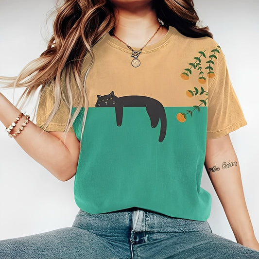 Alvina - Komfortables Damen-T-Shirt mit Muster