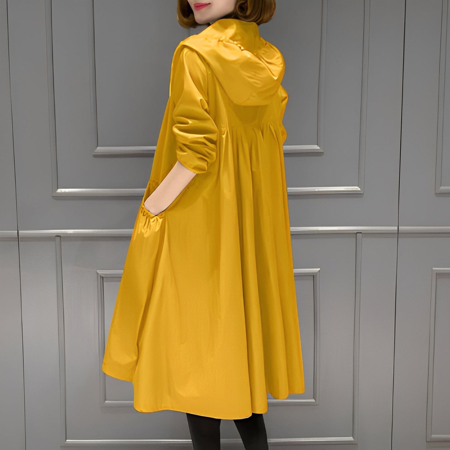 Margarette - Eleganter Damen-Regenmantel mit Kapuze