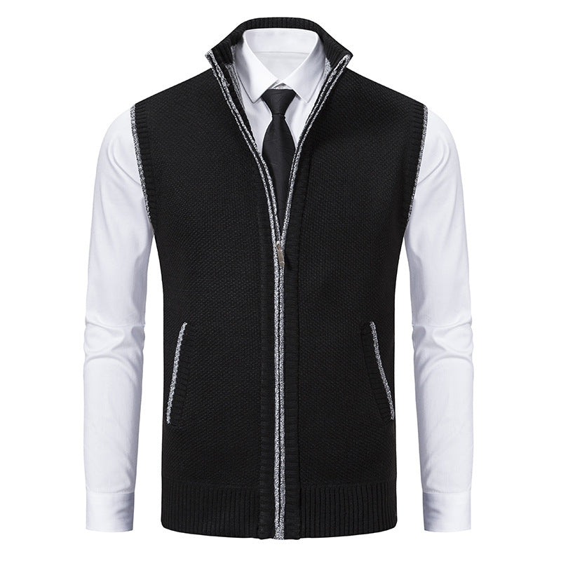 Samuel - Elegante Herrenweste mit Reißverschluss
